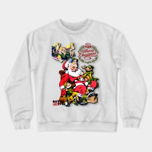 Santa and His Elves Crewneck Sweatshirt